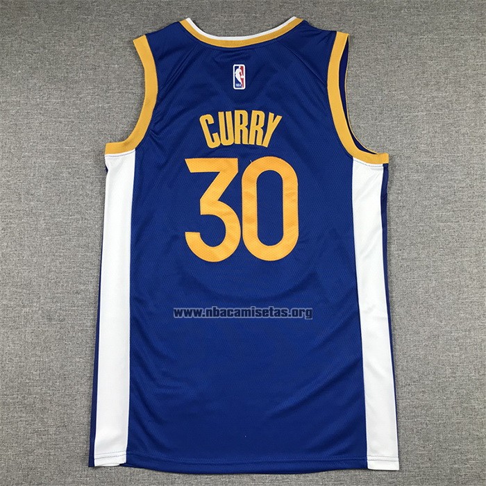 Camiseta Golden State Warriors Stephen Curry NO 30 Icon 2022-23 Azul